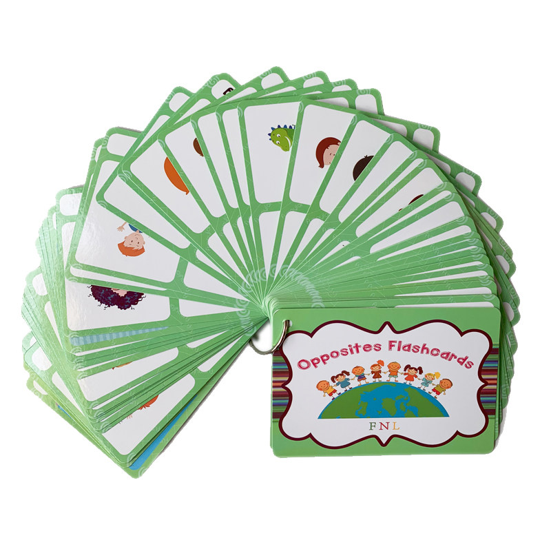 Kid Education - The 100 Groups Opposites Flashcards English