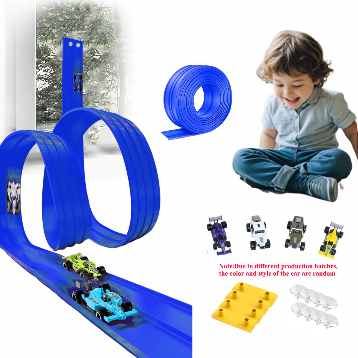 Kids Educational Gadget - Net Bag 13Ft/16.3Ft Flexible Track Toy
