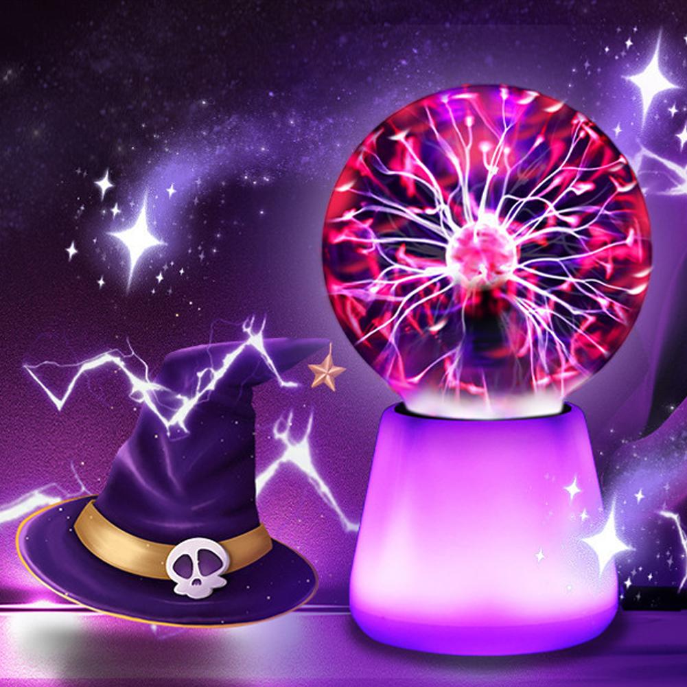 Globe Interactive Light - Plasma Ball Lamp Interactive Touch Lightning