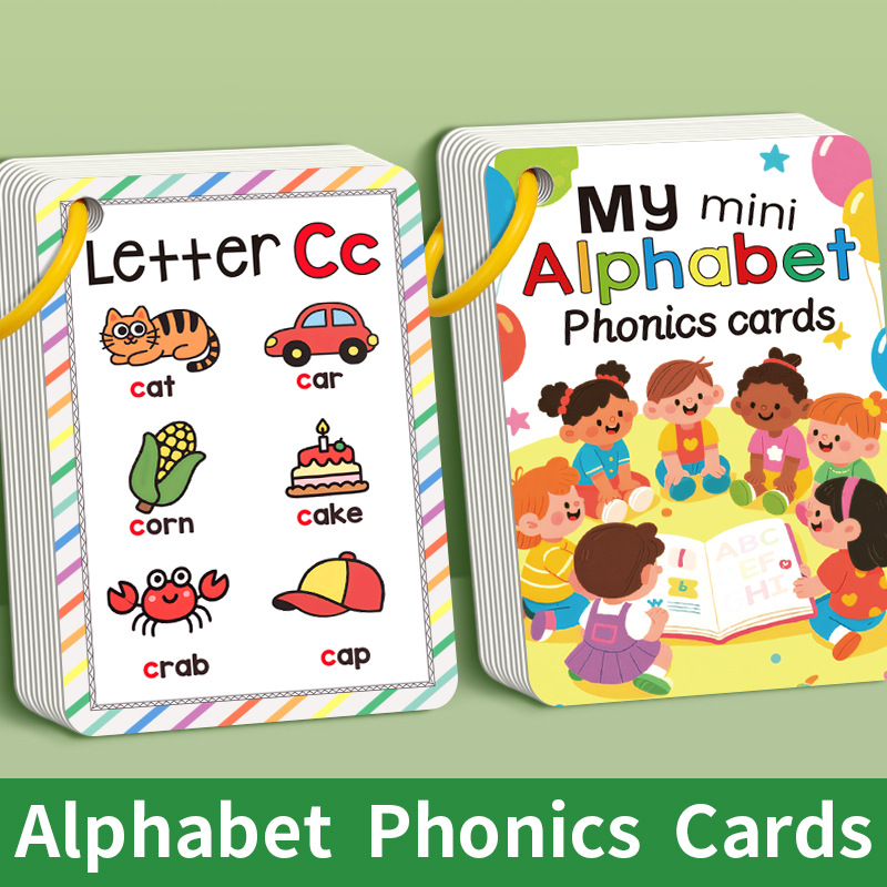 Phonics Card Game - Alphabet Phonics Flash Cards for Toddlers