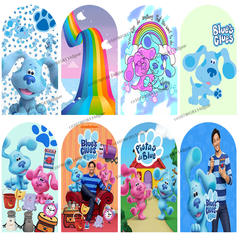 Kids Education Banner - Blue Clues Arch Backdrop Photography Decoration