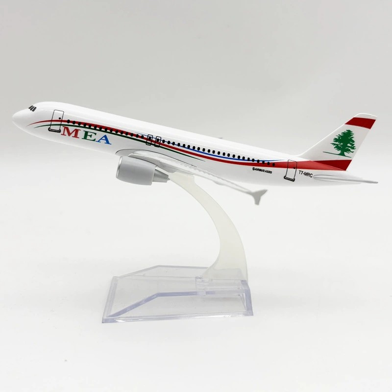 Kids Educational Gadget - Souvenir Toy Planes 16CM A320 MEA