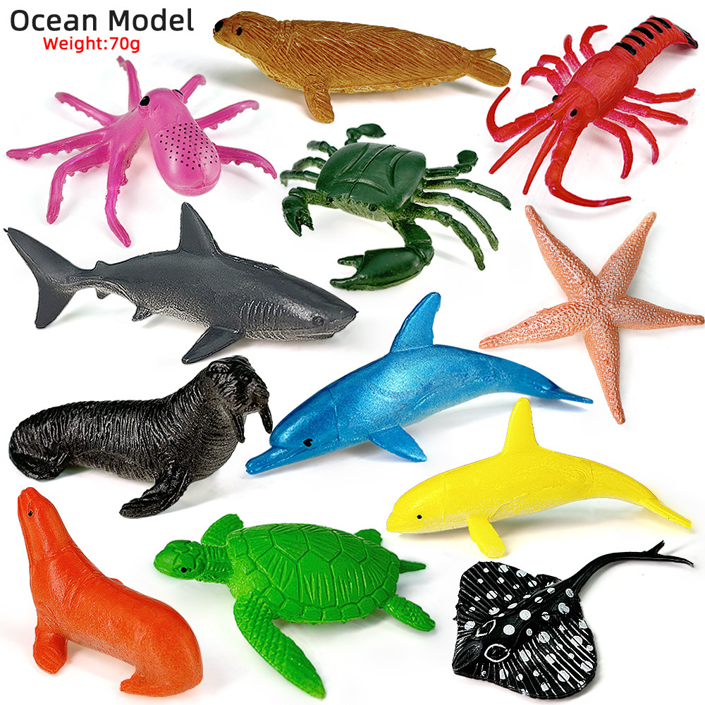 Kids Education App - 12pcs Ocean Sea Life Set Animals
