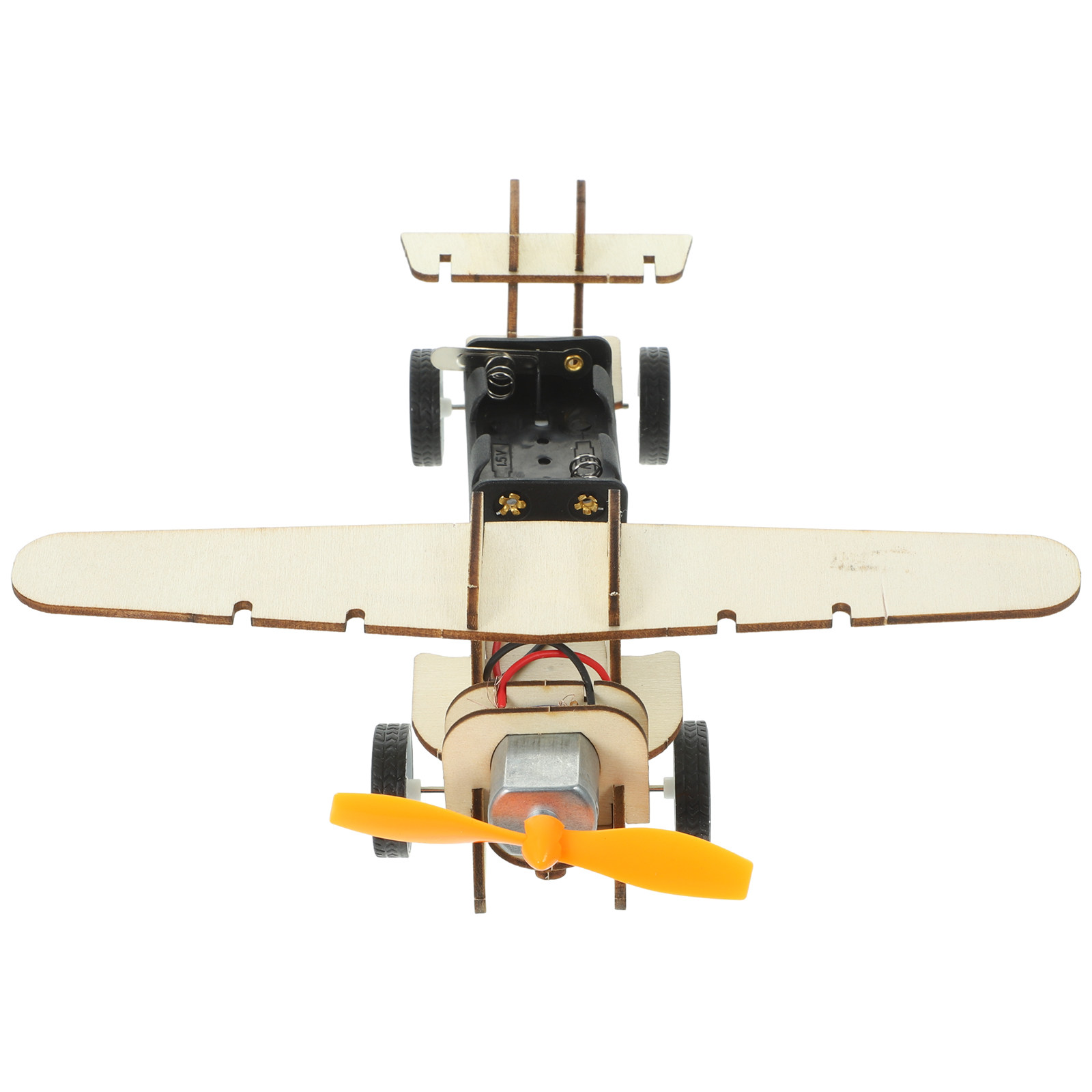 Kids Education Kit - 1Set Wooden Glider Plane DIY Science