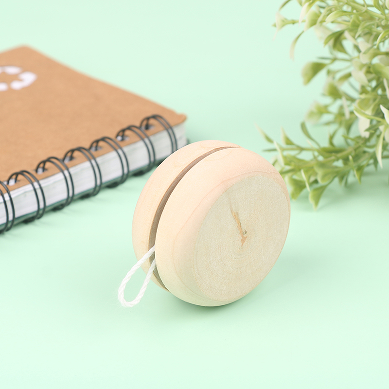 Kids Education Login - Colorful Wooden Yoyo Toy Mini Round