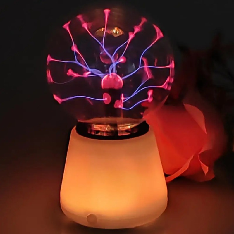 Globe Interactive Light - Plasma Ball Lamp Interactive Touch Lightning