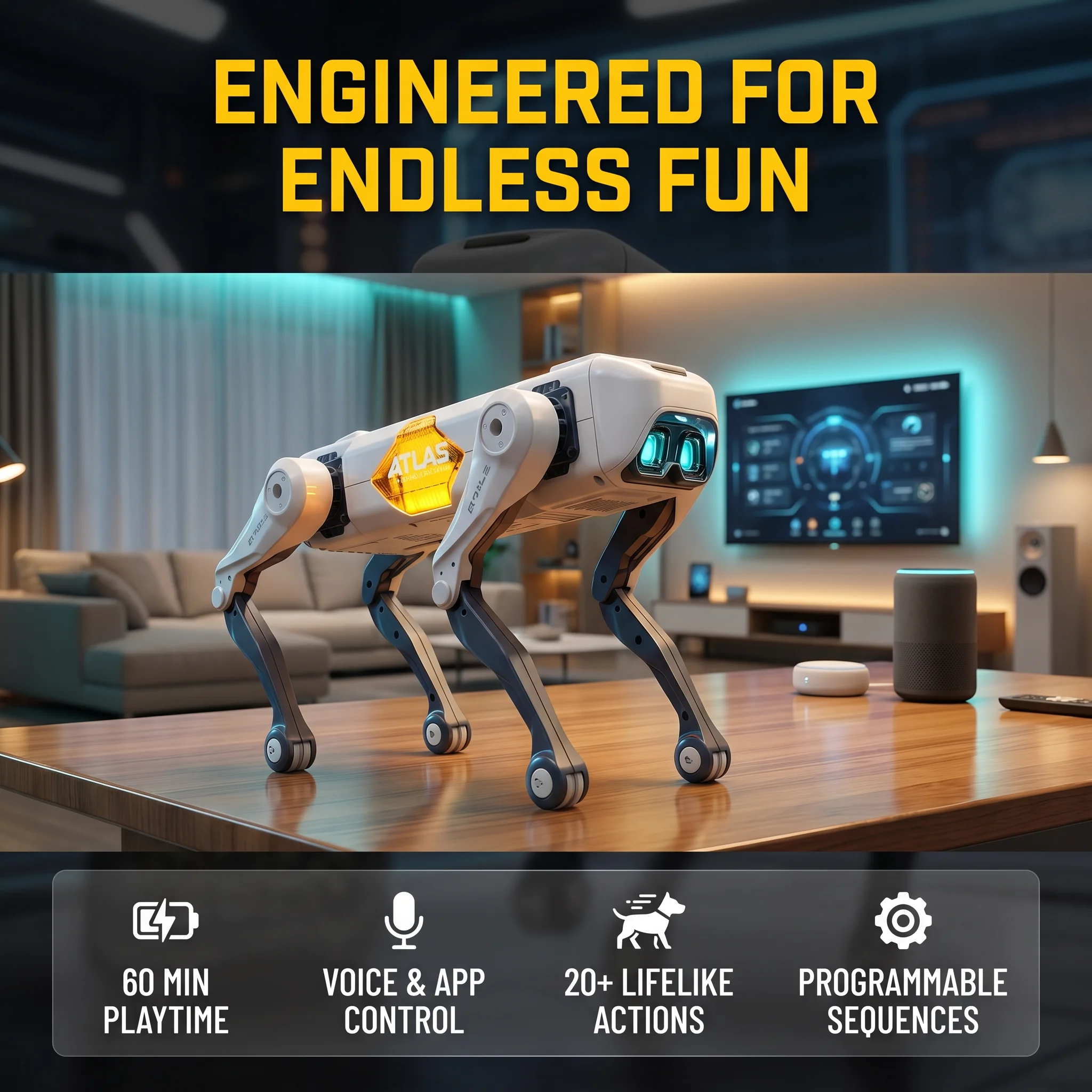 Kid Education - AI Smart Robot Dog, Voice &