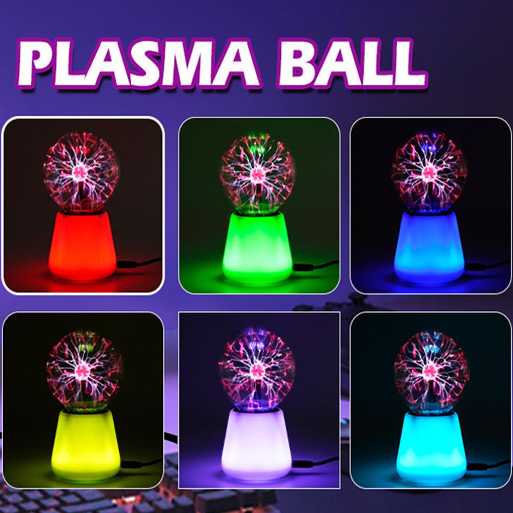 Globe Interactive Light - Plasma Ball Lamp Interactive Touch Lightning