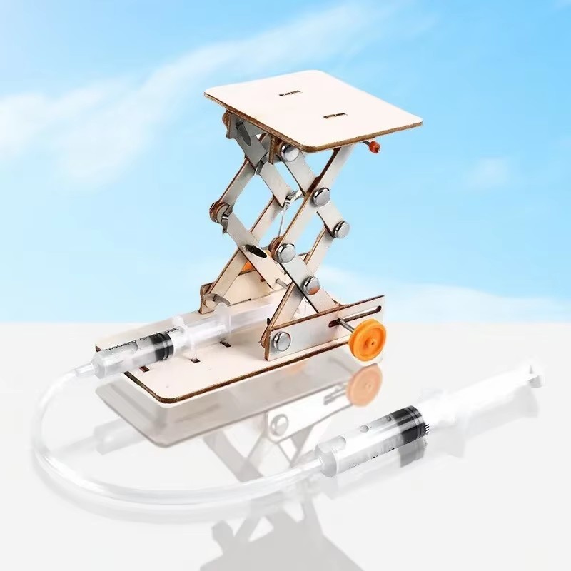 Kids Education Login - Log Color Wood Hydraulic Lifting Platform