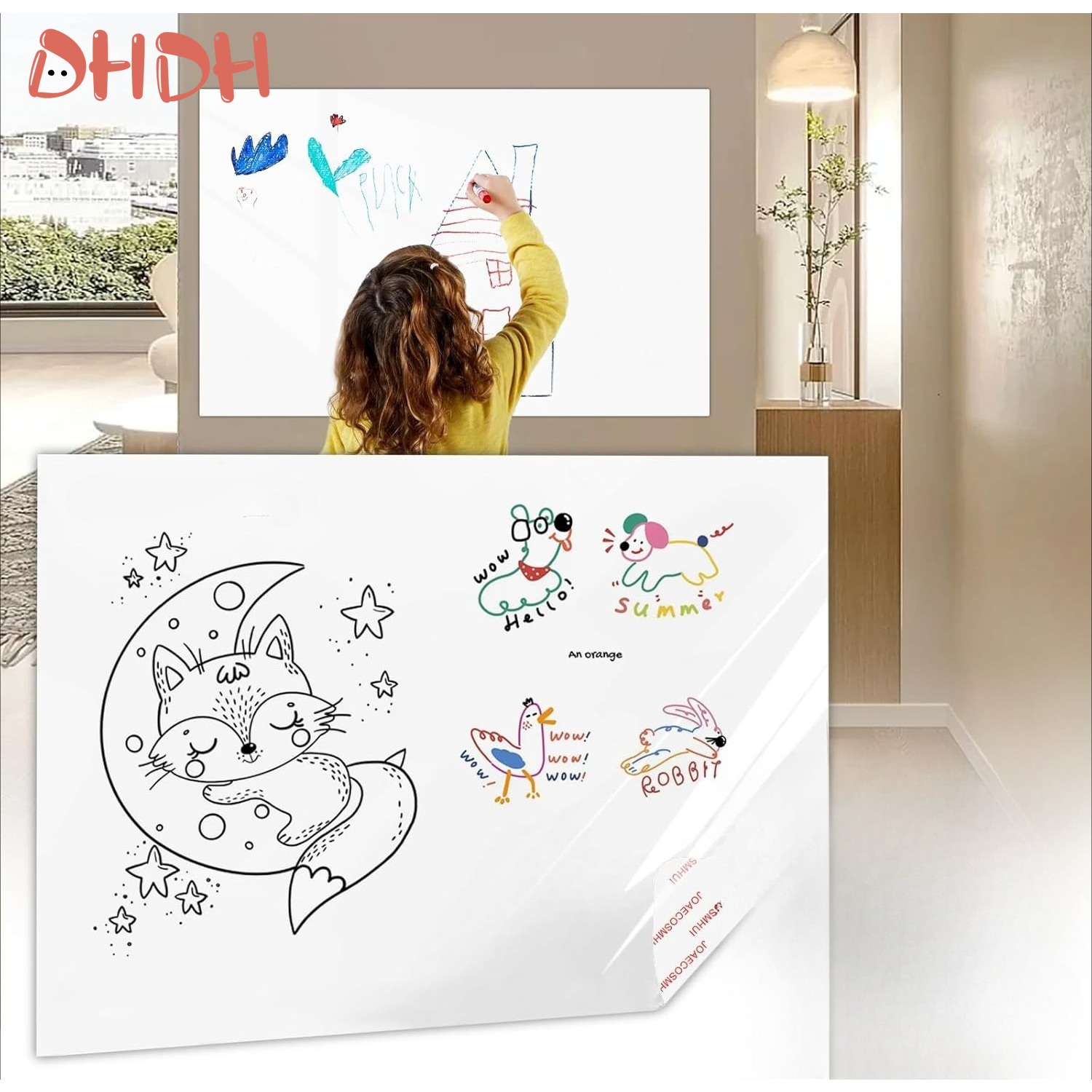 Kids Education Wallpaper - Kids Painting Scroll – Peel &