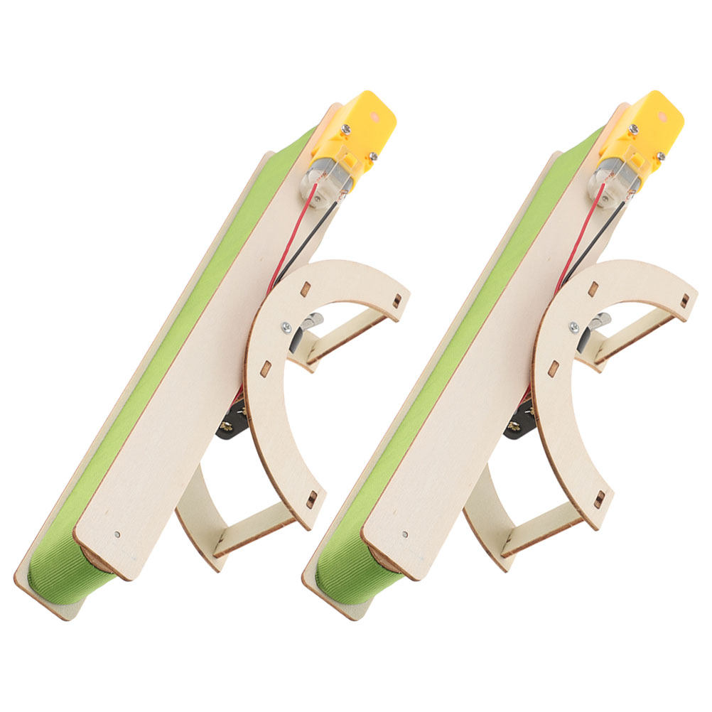 Kids Education Kit - 2Pcs Electric Conveyor Belt DIY Assembly
