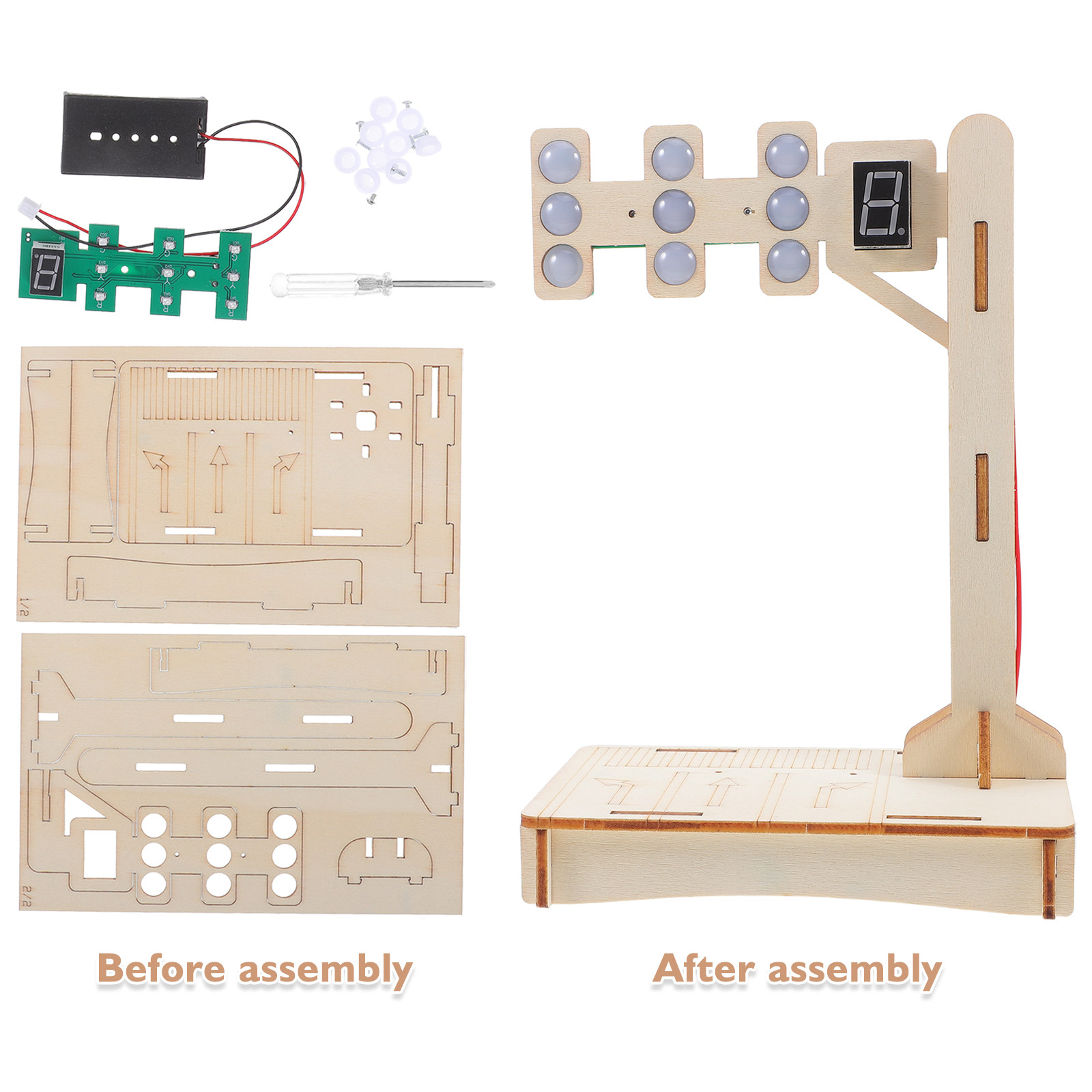 1Set Traffic Signal Educationa - đánh giá và giá Kids Education Kit