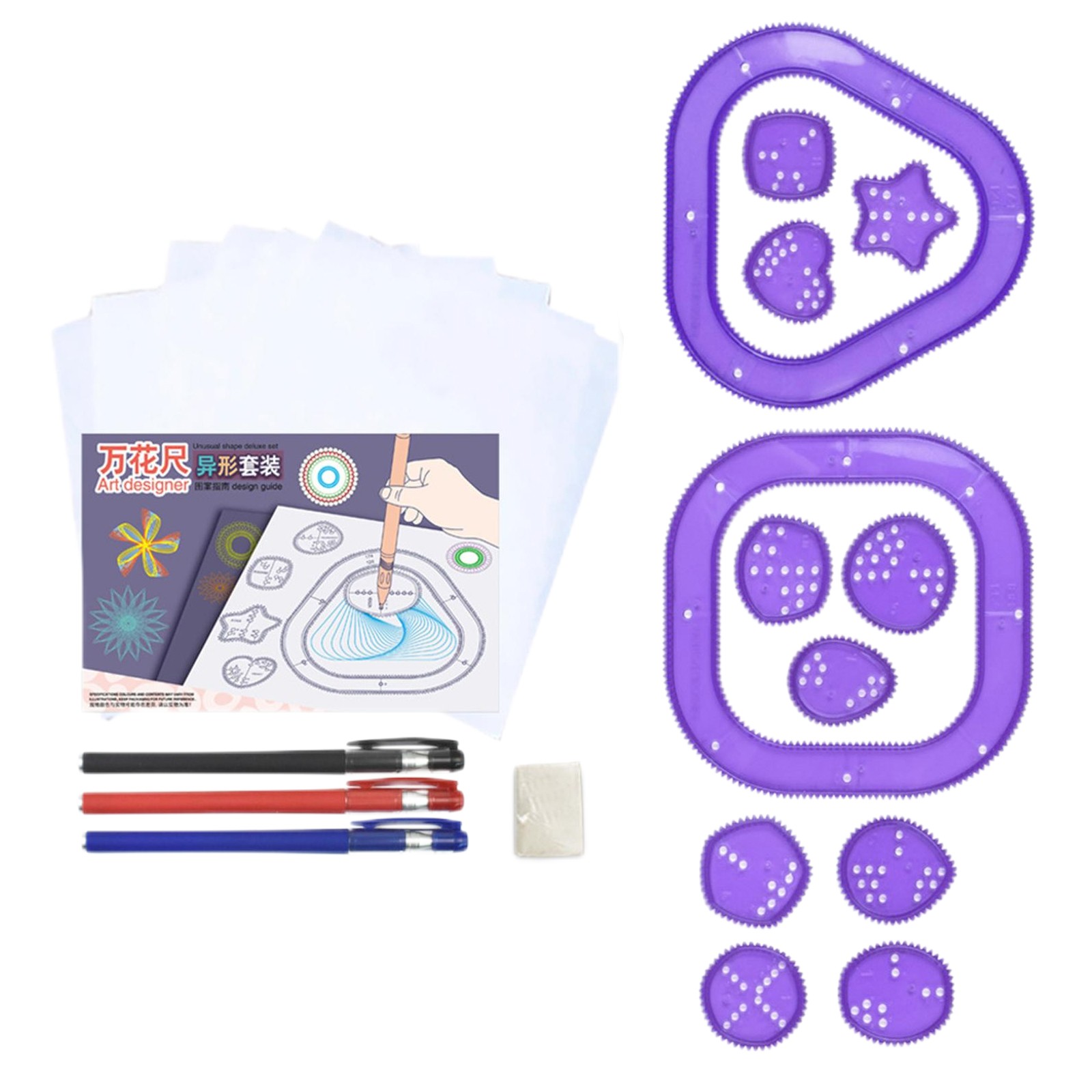 Colorful Spirograph Set Kids M - đánh giá và giá Kids Education Kit