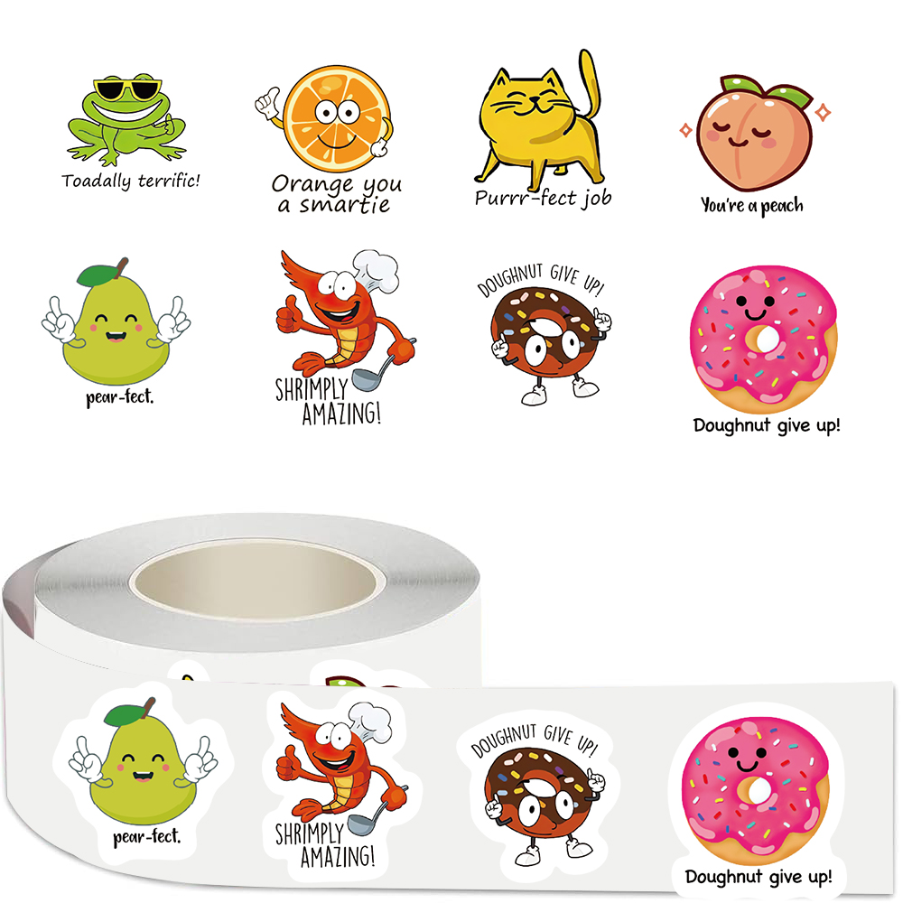 500pcs roll Cute Decal Student - đánh giá và giá Kids Education Motivation