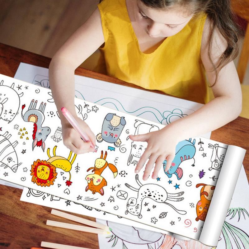 Coloring Paper Roll For Kids C - đánh giá và giá Kids Education Wallpaper