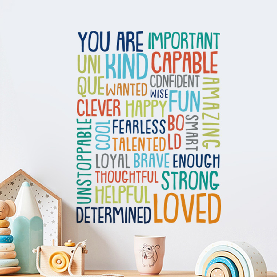 Positive Kid Classroom Wall Pi - đánh giá và giá Kids Education Motivation
