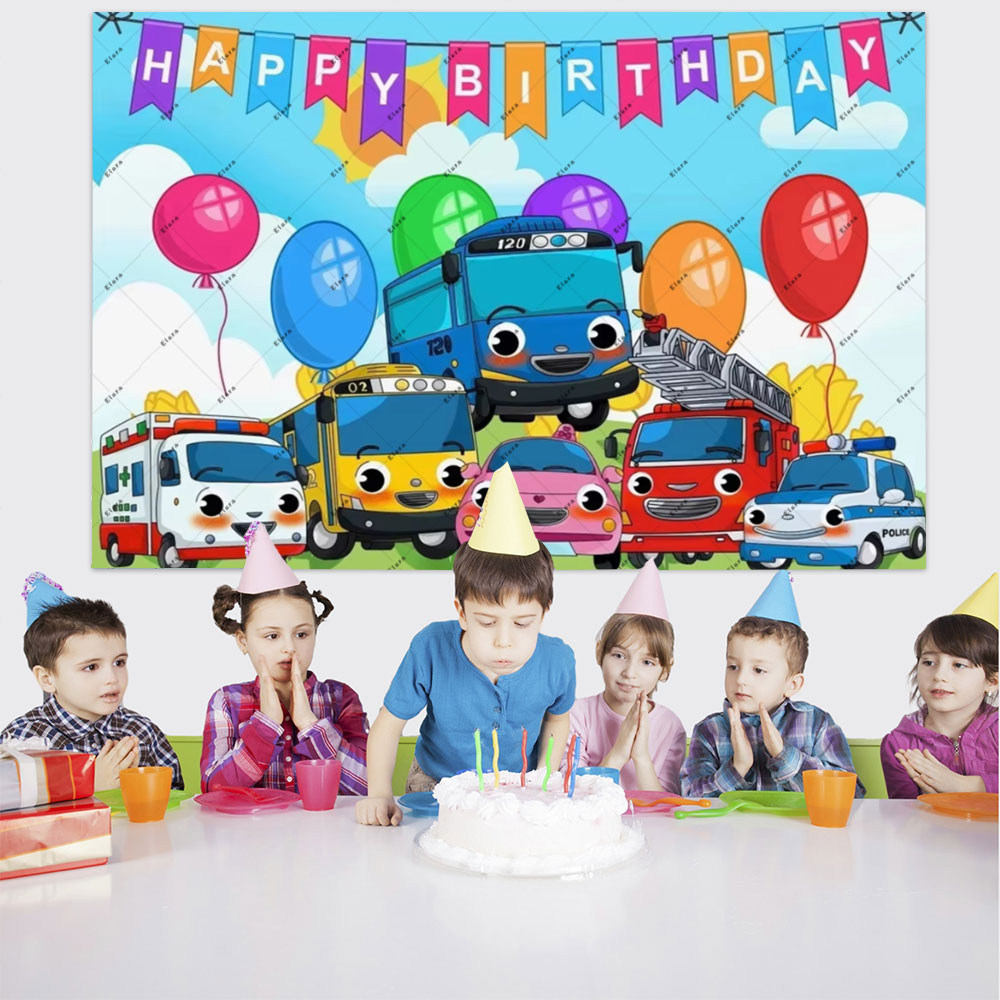 Cartoon Anime The Little Bus K - đánh giá và giá Kids Education Banner