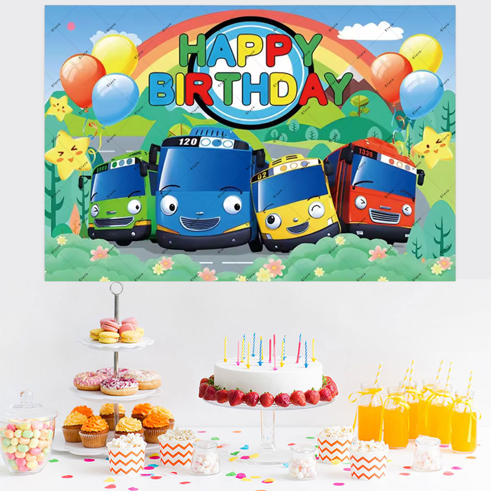 Cartoon Anime The Little Bus K - đánh giá và giá Kids Education Banner