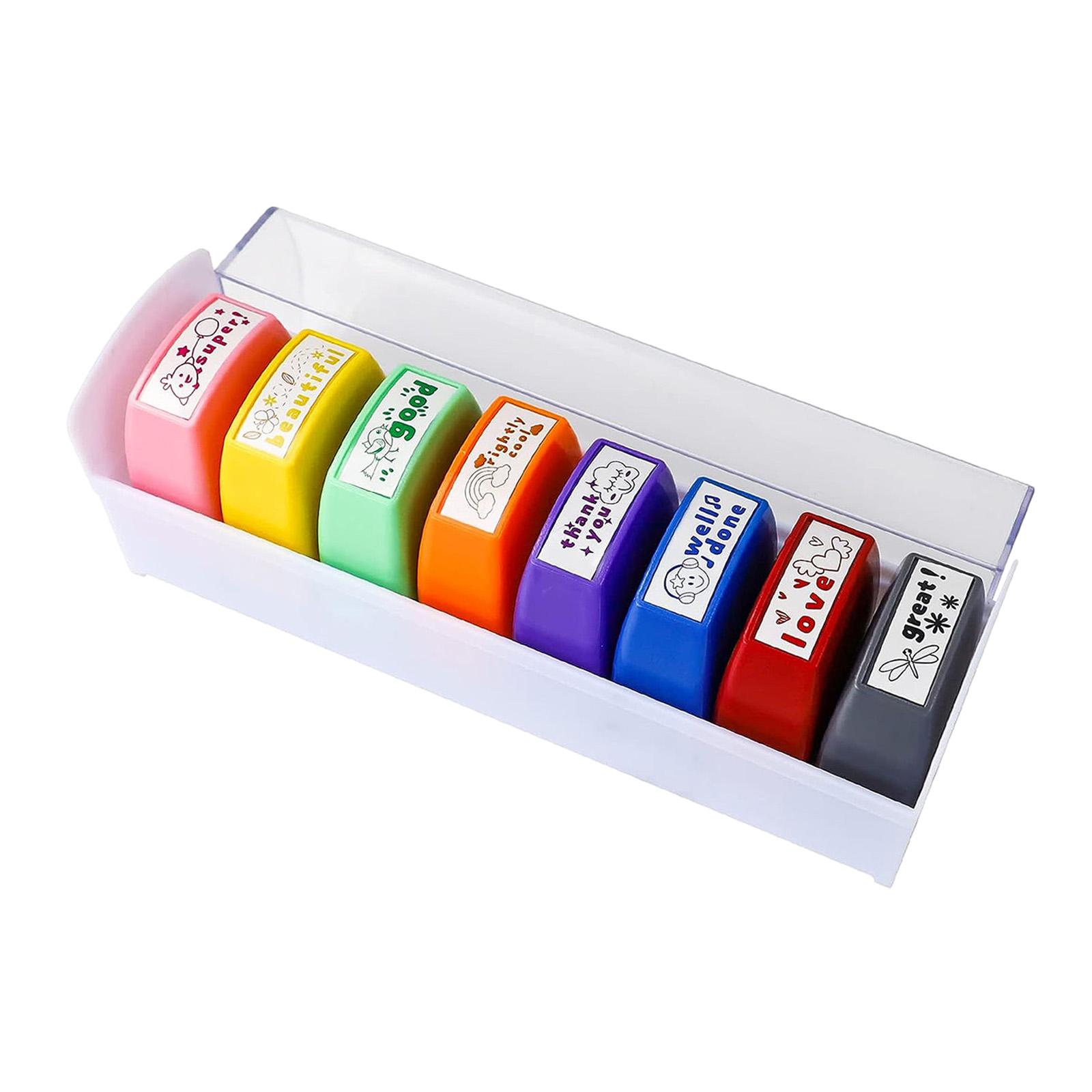 8x Teacher Stamps Set Encourag - đánh giá và giá Kids Education Motivation