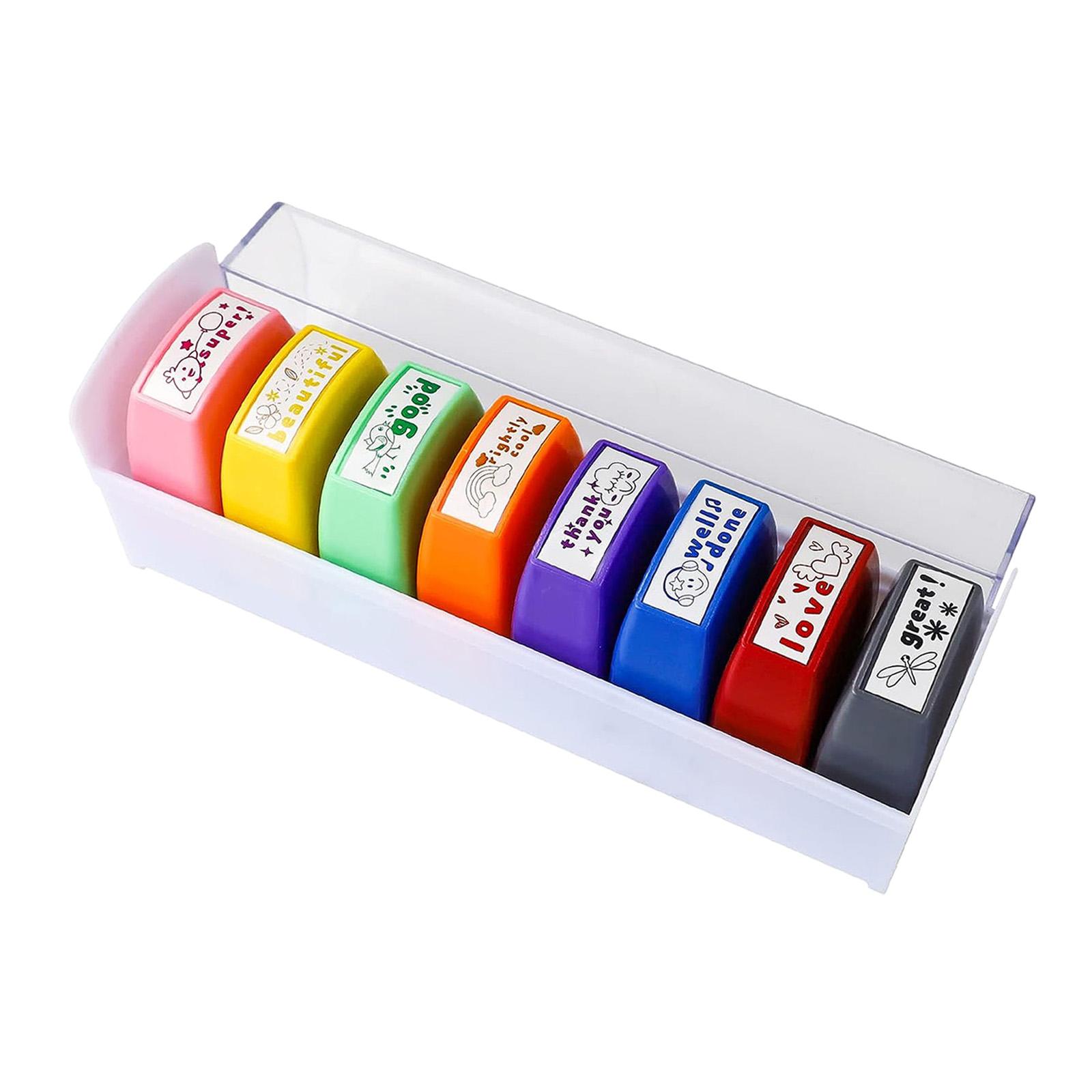 8x Teacher Stamps Set Encourag - đánh giá và giá Kids Education Motivation