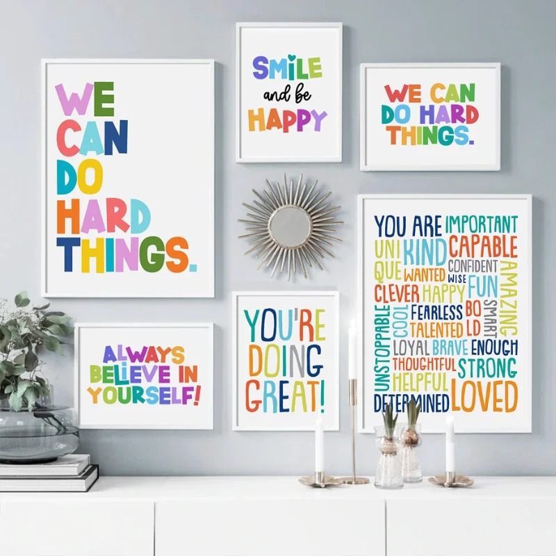 Positive Kid Classroom Wall Pi - đánh giá và giá Kids Education Motivation