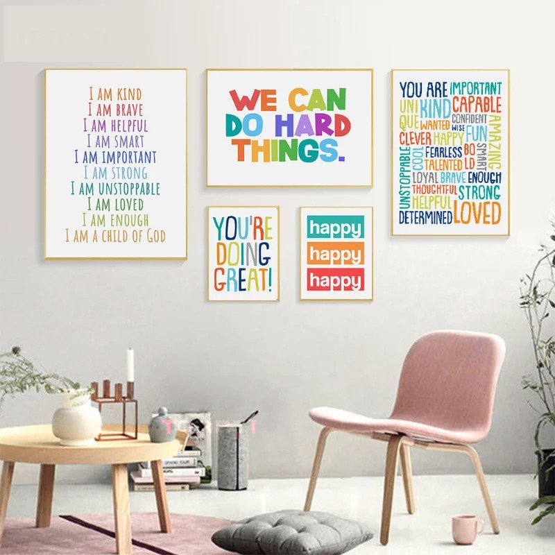 Positive Kid Classroom Wall Pi - đánh giá và giá Kids Education Motivation