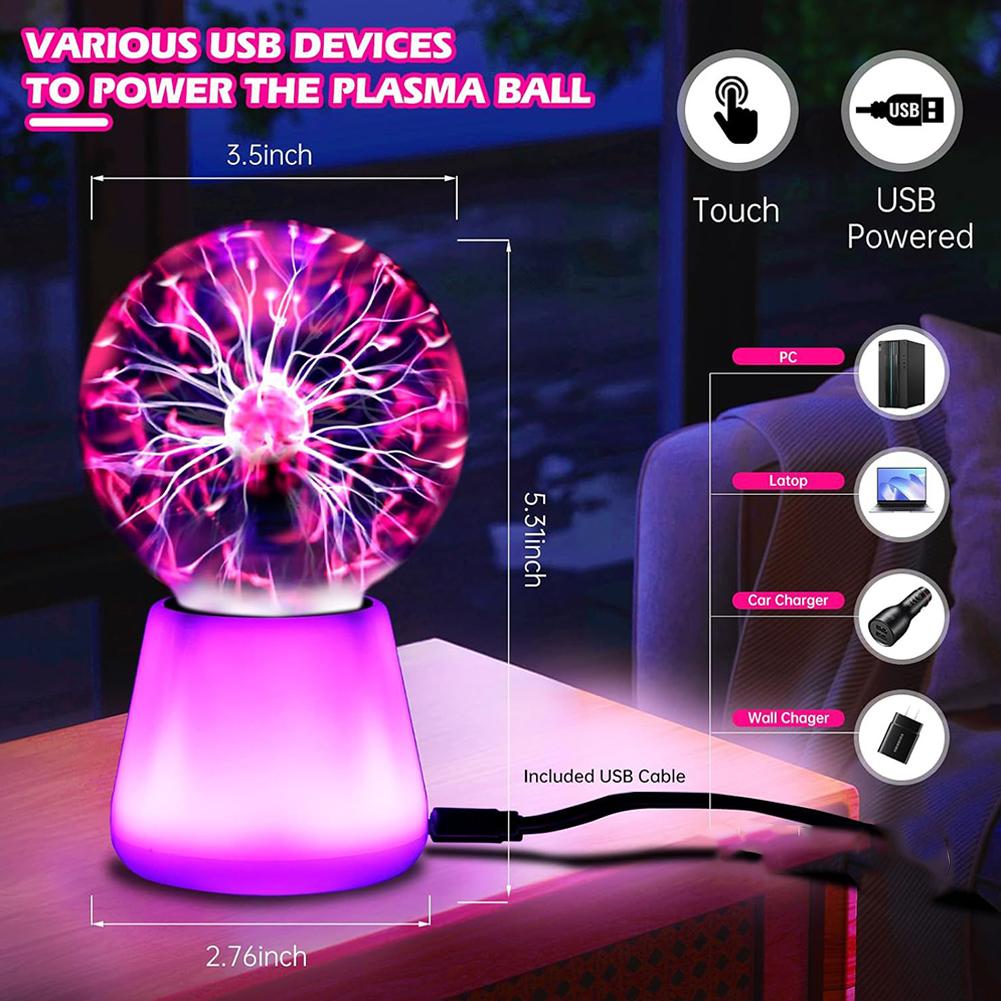 Plasma Ball Lamp Interactive T - đánh giá và giá Globe Interactive Light