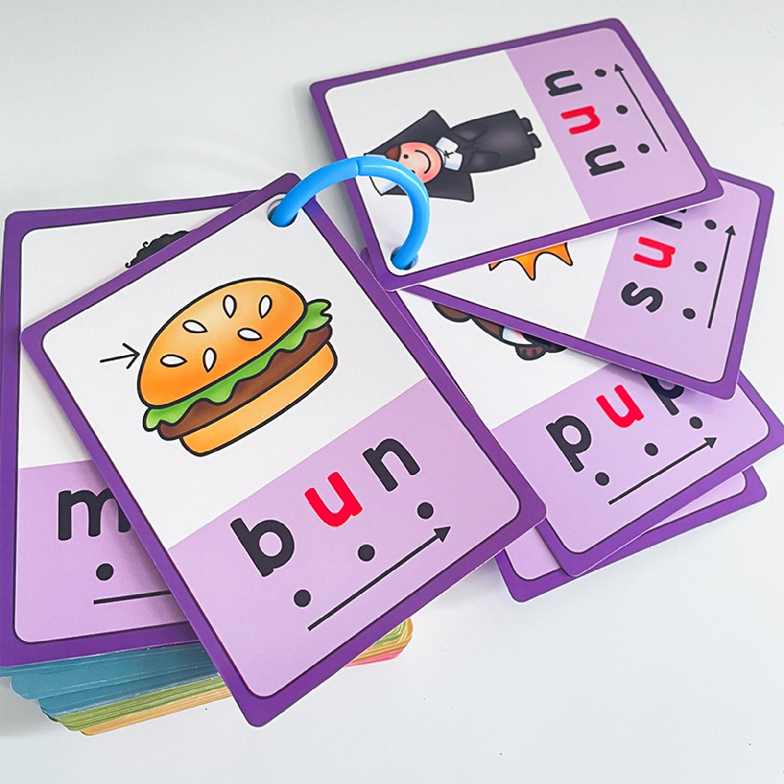Kindergarten Flash Cards 70 Pi - đánh giá và giá Phonics Card Game