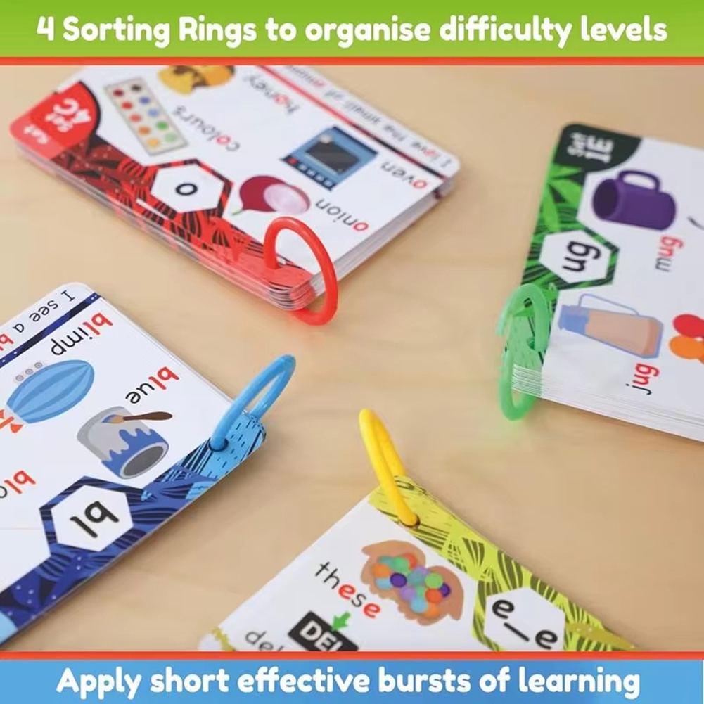 ROSQ Phonics Sight Words Flash - đánh giá và giá Phonics Card Game