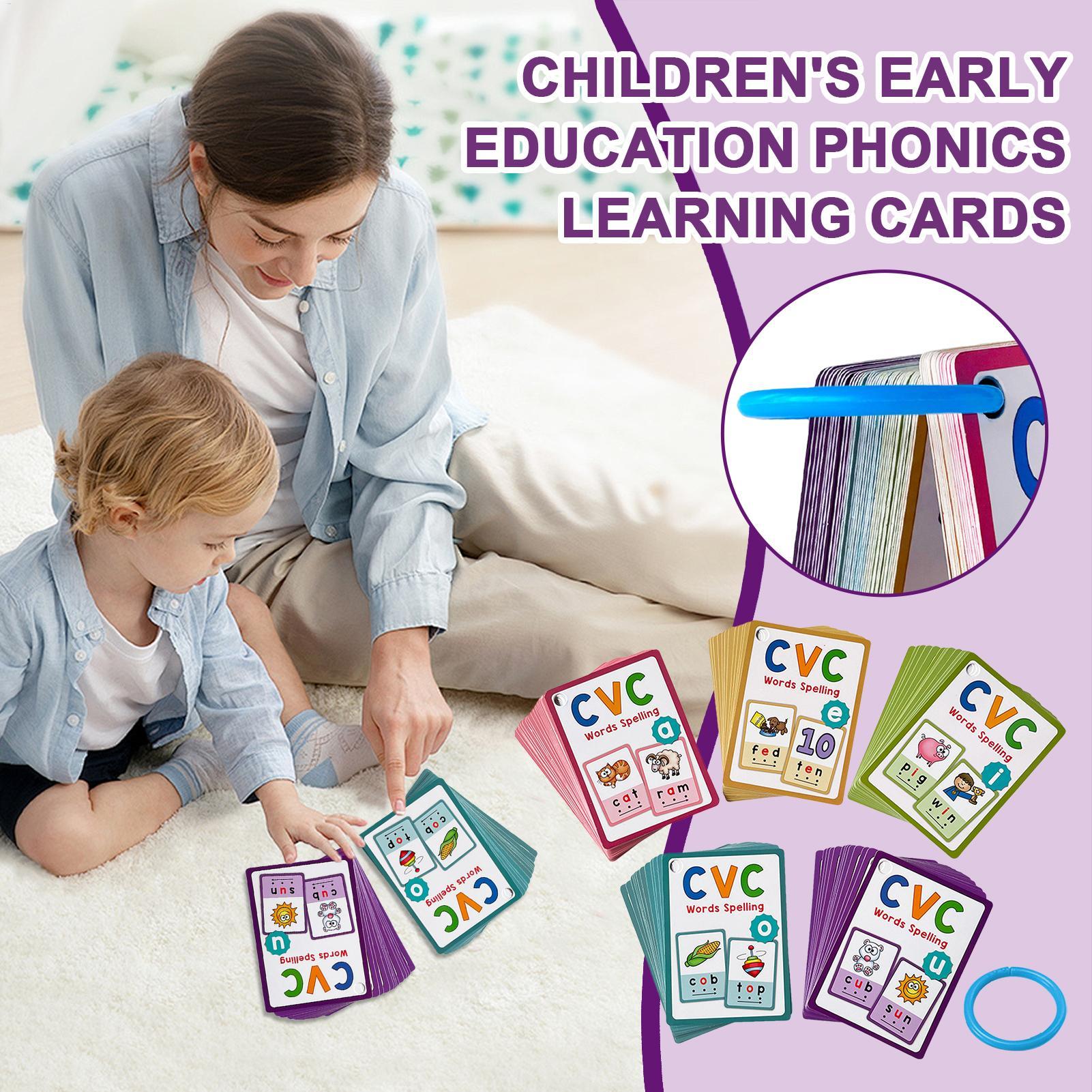 Montessori Kids English Words  - đánh giá và giá Phonics Card Game