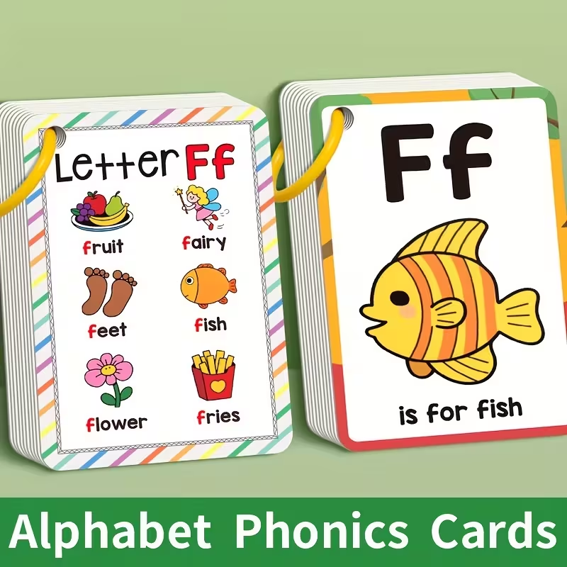 Alphabet Phonics Flash Cards f - đánh giá và giá Phonics Card Game