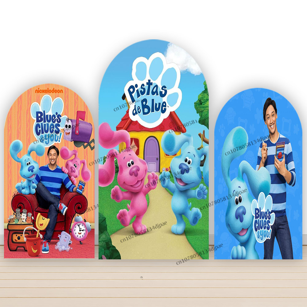 Blue Clues Arch Backdrop Photo - đánh giá và giá Kids Education Banner