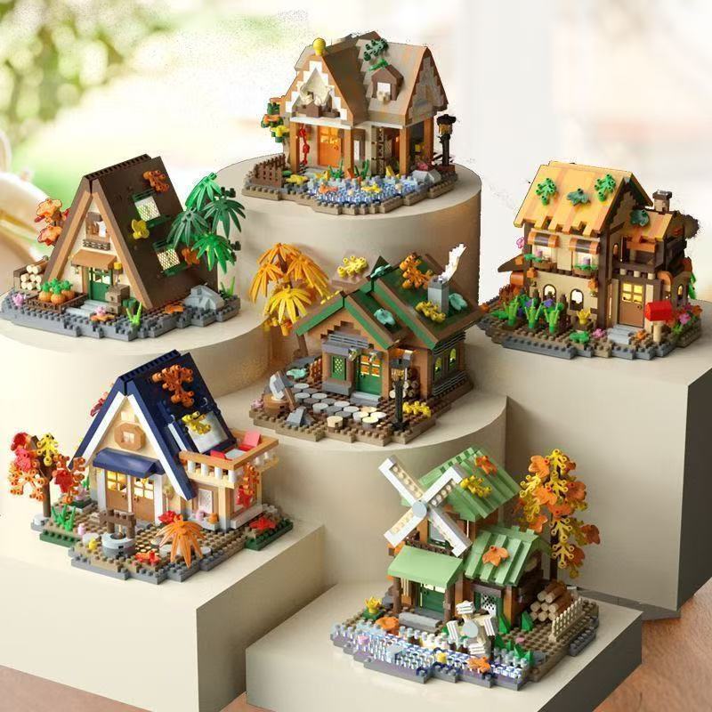 6 Sets Forest Cabin Mini Build - đánh giá và giá Kids Education Login