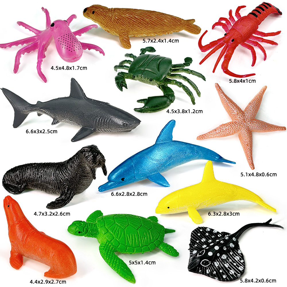 12pcs Ocean Sea Life Set Anima - đánh giá và giá Kids Education App