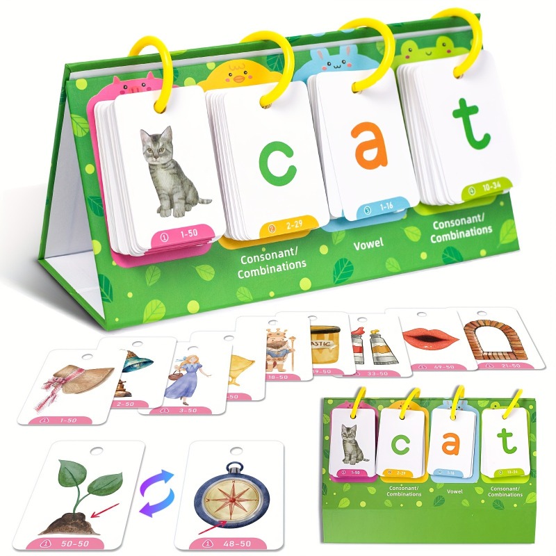 AotBlcer 129Pcs Word Builder G - đánh giá và giá Phonics Card Game