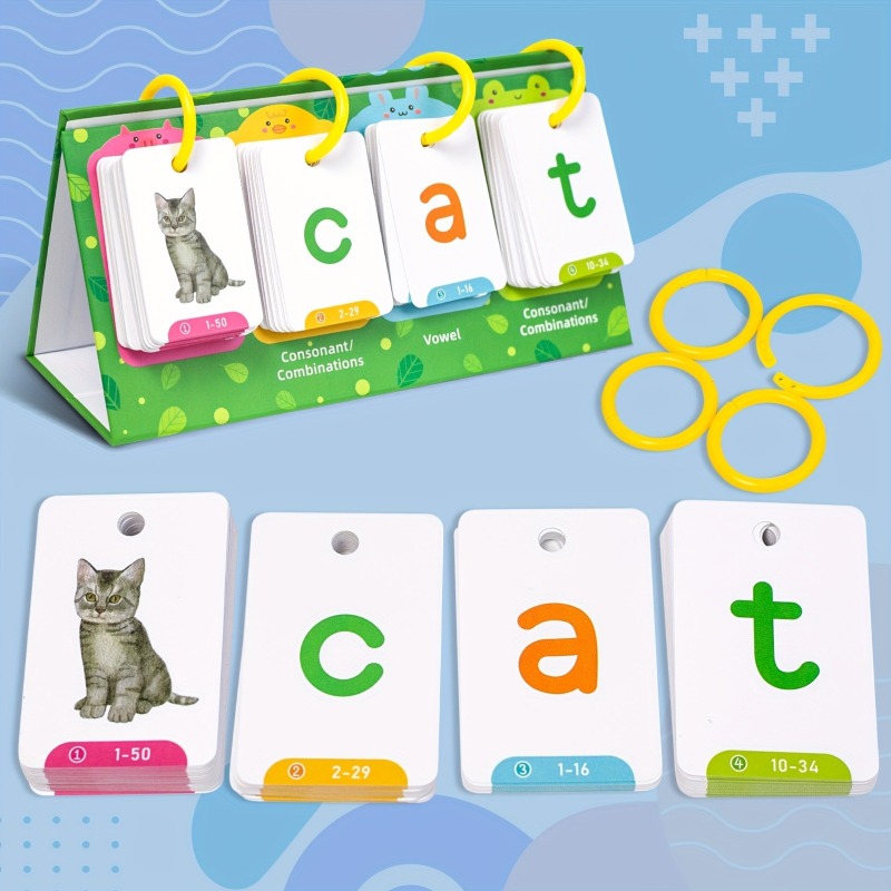 AotBlcer 129Pcs Word Builder G - đánh giá và giá Phonics Card Game