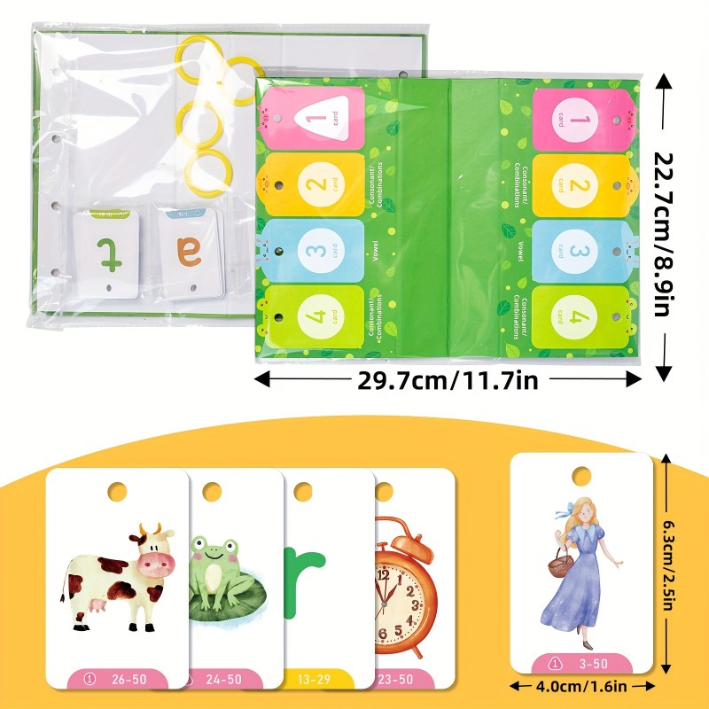 AotBlcer 129Pcs Word Builder G - đánh giá và giá Phonics Card Game