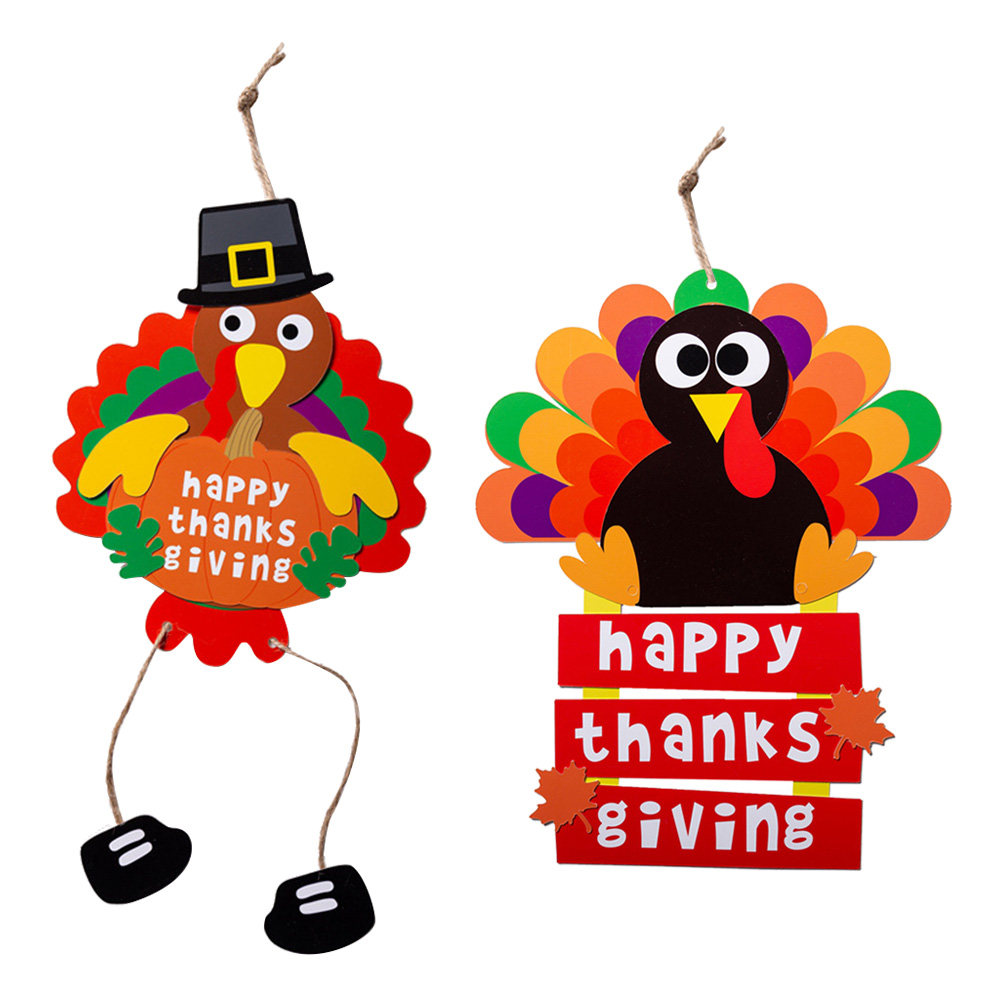 2Pcs Turkey Hanging Decoration - đánh giá và giá Kids Education Wallpaper