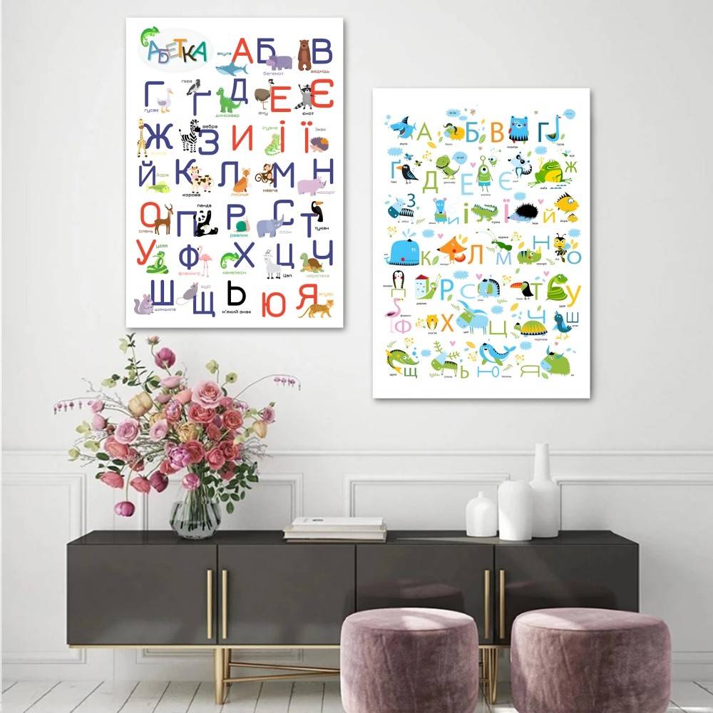 Ukrainian Alphabet with Funny  - đánh giá và giá Kids Education Wallpaper