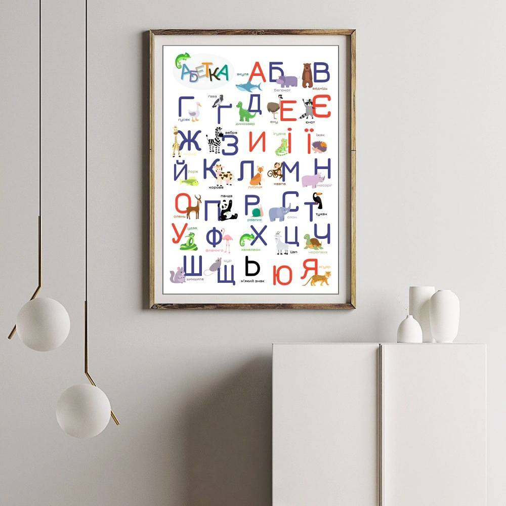 Ukrainian Alphabet with Funny  - đánh giá và giá Kids Education Wallpaper