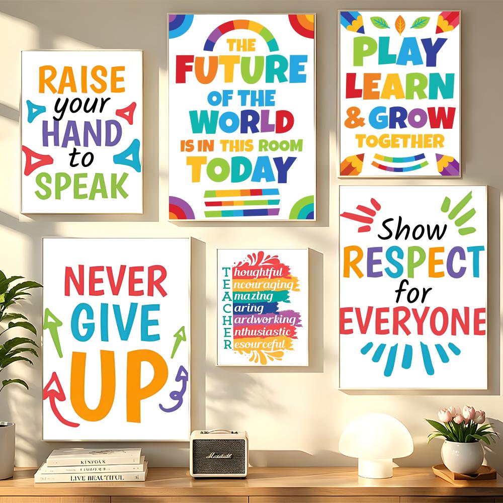 Positive Kid Classroom Wall Pi - đánh giá và giá Kids Education Wallpaper
