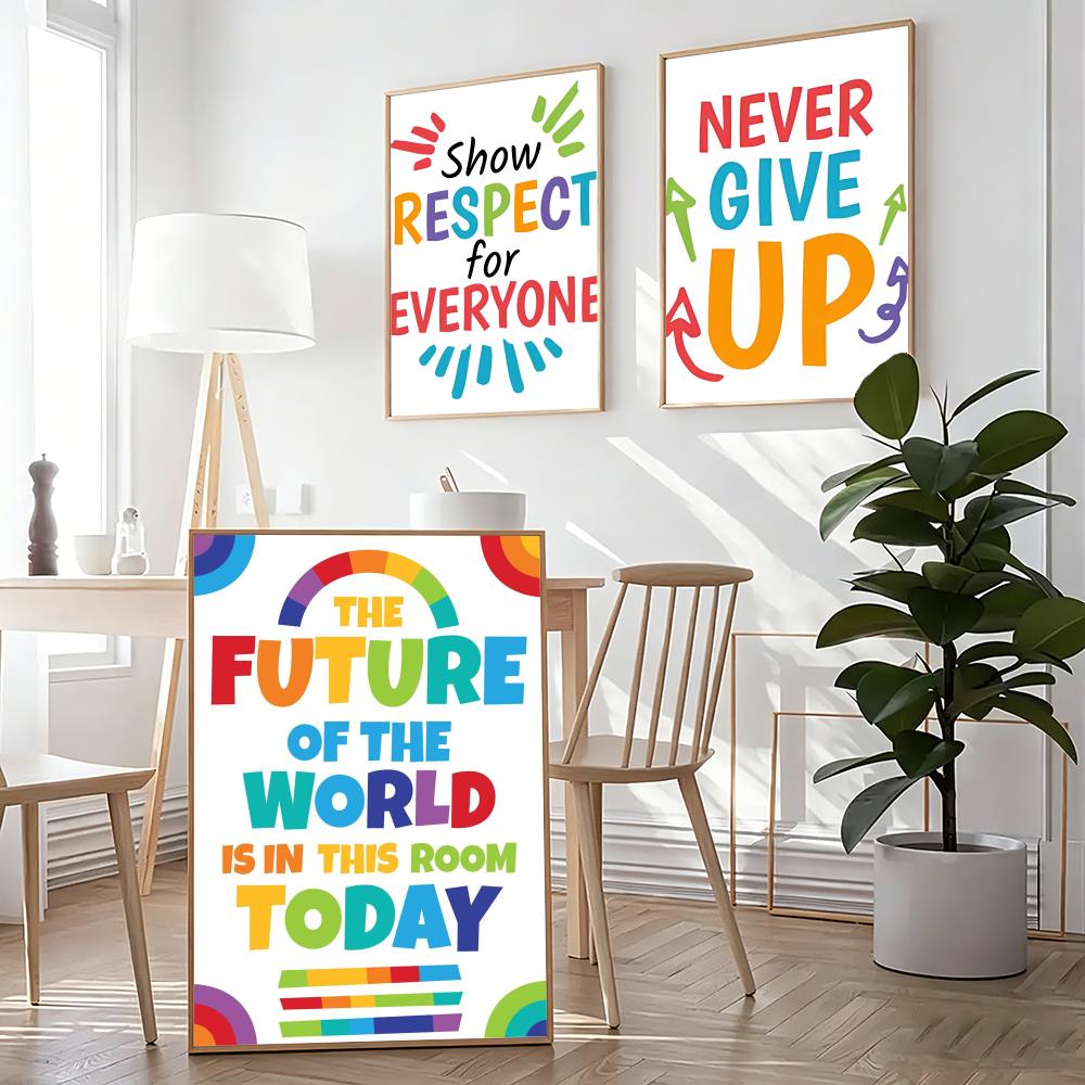 Positive Kid Classroom Wall Pi - đánh giá và giá Kids Education Wallpaper