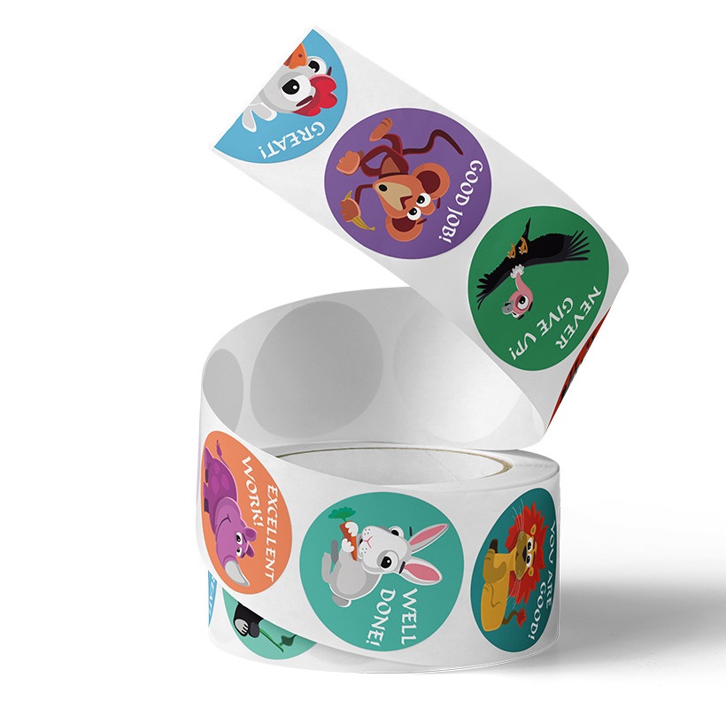 Cute Animal Learning Stickers  - đánh giá và giá Kids Education Motivation