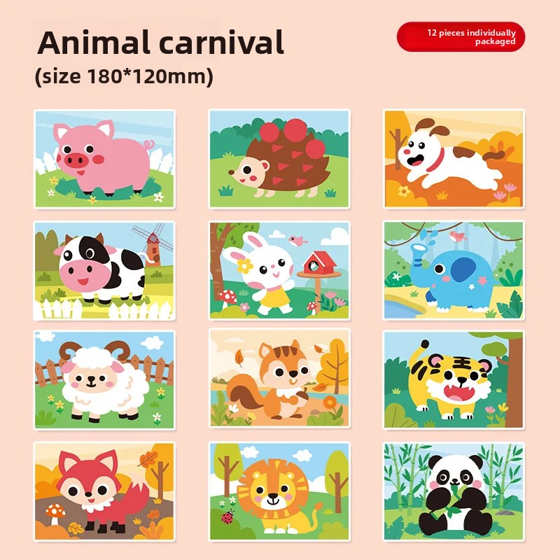 12Pcs/set 3D EVA Foam Sticker  - đánh giá và giá Kids Education Wallpaper