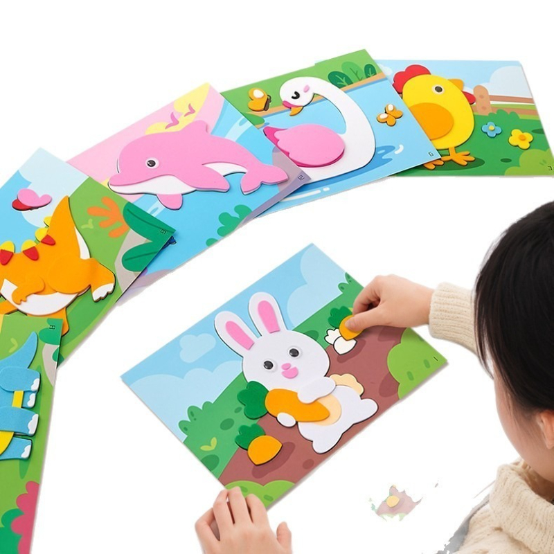12Pcs/set 3D EVA Foam Sticker  - đánh giá và giá Kids Education Wallpaper