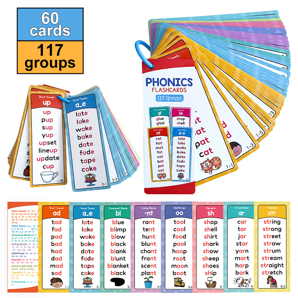 Portable English Natural Spell - đánh giá và giá Phonics Card Game