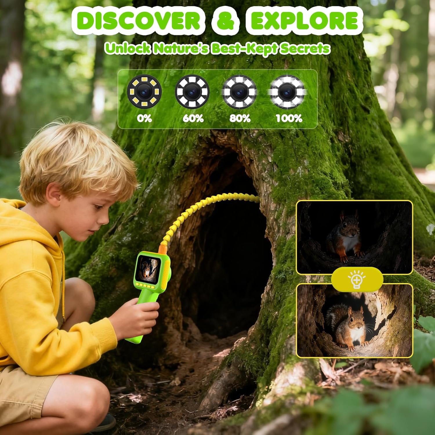 Endoscope for Kids, Borescope  - đánh giá và giá Kids Education Kit
