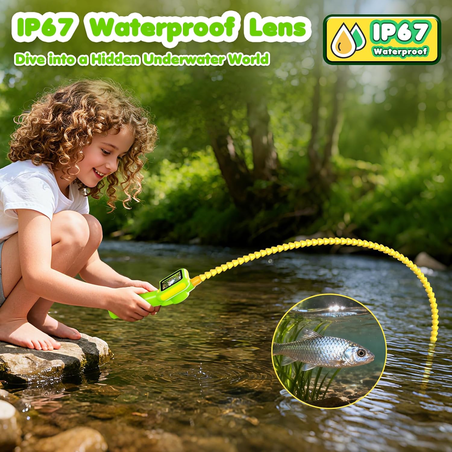Endoscope for Kids, Borescope  - đánh giá và giá Kids Education Kit