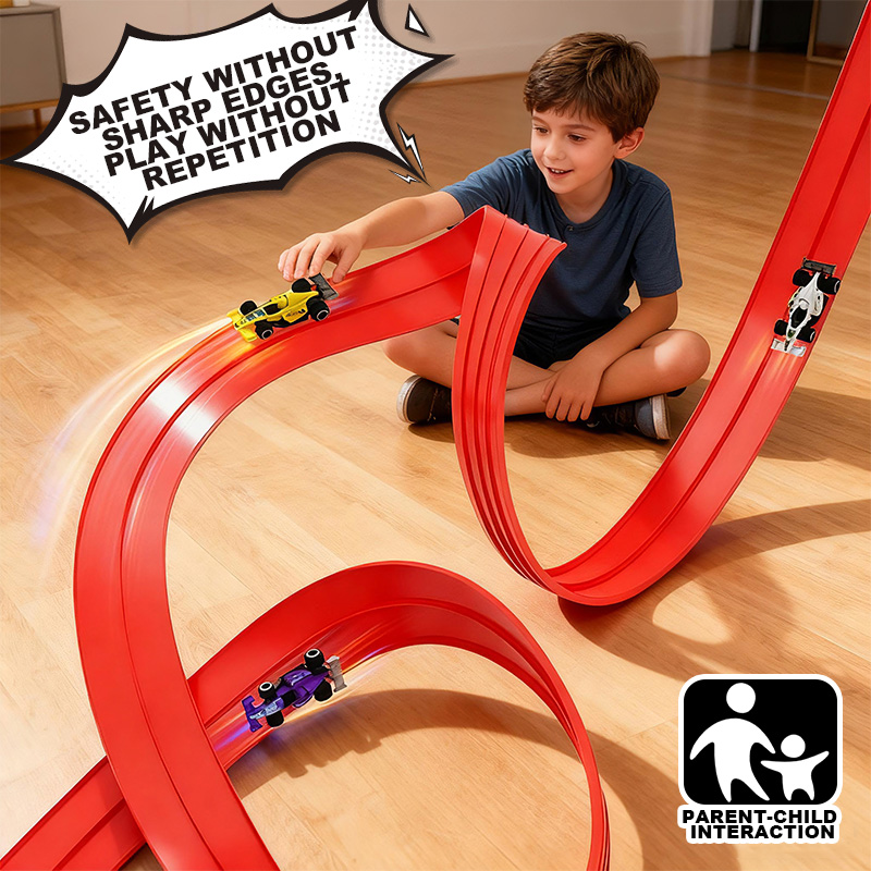Free-assembly track car | Flex - đánh giá và giá Kids Educational Gadget