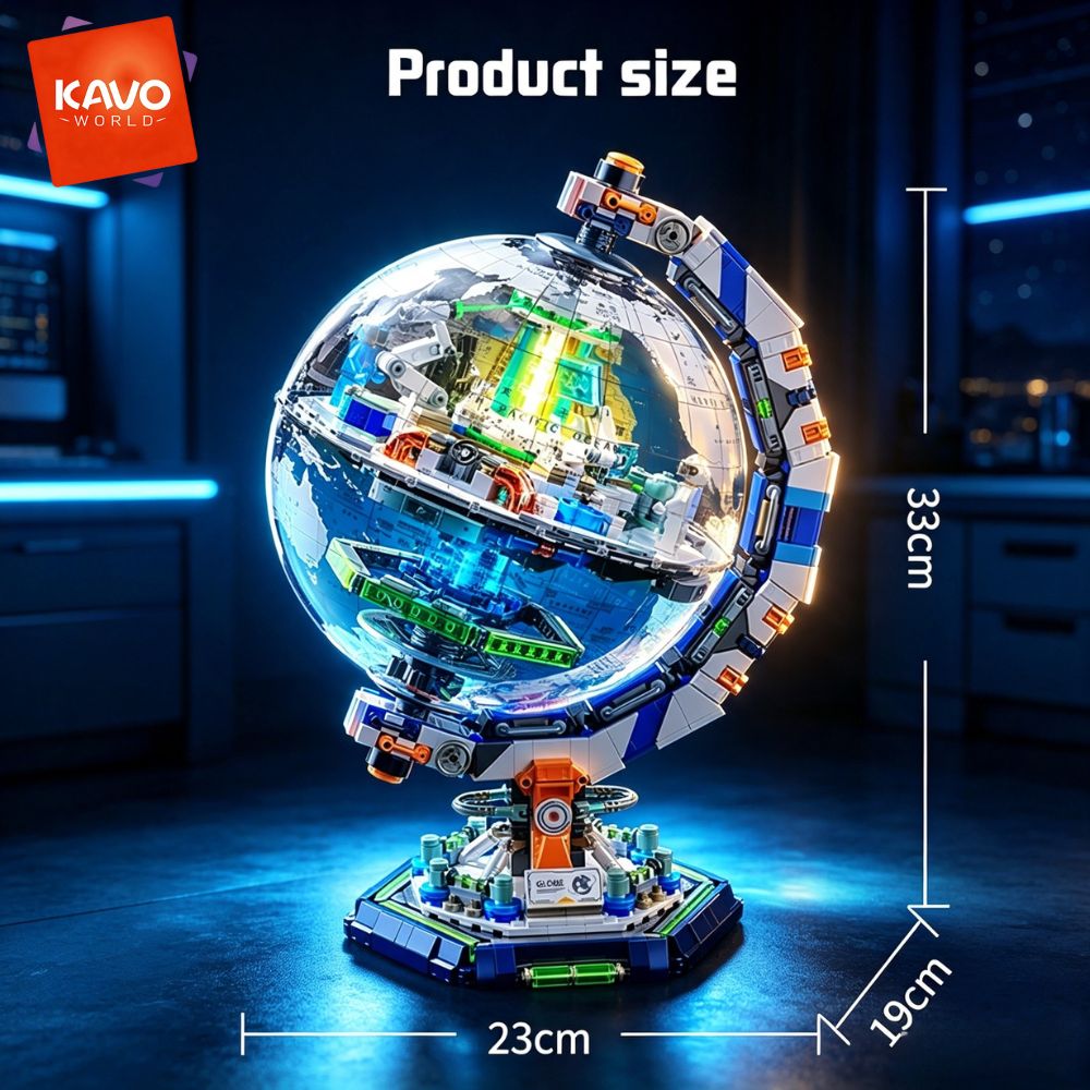 KAVOWORLD 1793pcs Space Statio - đánh giá và giá Globe Interactive Light